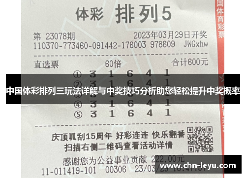 中国体彩排列三玩法详解与中奖技巧分析助您轻松提升中奖概率